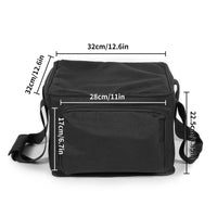 Sac de transport pour les quatre uplights sans fil – vue de face et dimensions