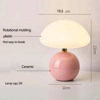 Lampe champignon en céramique – vue 13