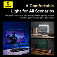 Barre lumineuse Baseus i-work 3 – usages : jeu, bureau et étude