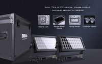 Projecteur LED extérieur IP65 44 x 10 W – projecteurs devant un flight case