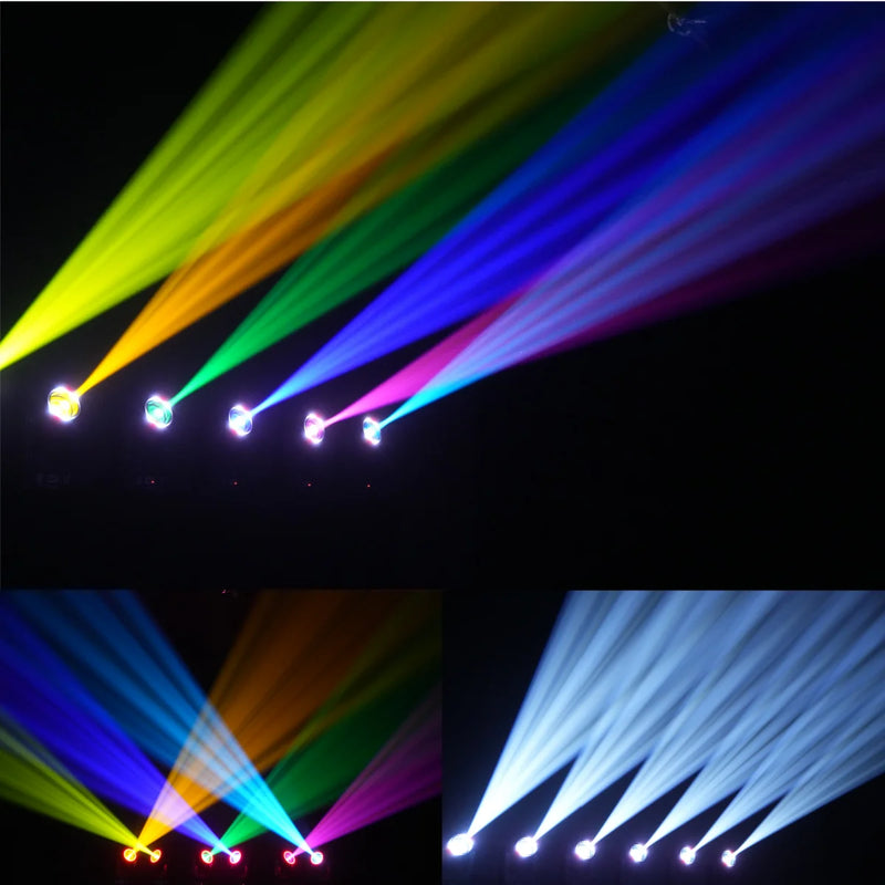 Lyre LED beam spot 3D et halo – vue 14