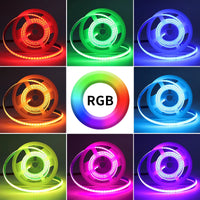 Ruban LED USB COB connecté Zigbee – huit couleurs du ruban RGB