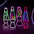 Néon LED lampe à lave USB, 4 modèles de 36 cm, décoration murale