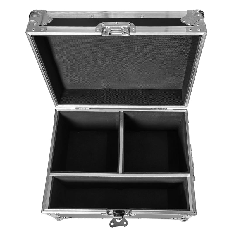 Flight case pour 2 machines à étincelles froides, à roulettes