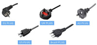 Barres LED pixel RGB 100 cm – cordons d'alimentation européen, britannique, australien, américain et brésilien