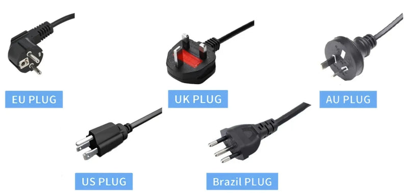 Barres LED pixel RGB 100 cm – cordons d'alimentation européen, britannique, australien, américain et brésilien