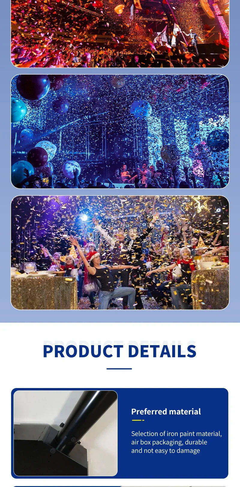 Machine à confettis CO2 – vue 16