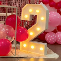 Cadre de chiffre marquee 73 cm en panneau KT, 1 ou 2 pièces