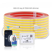 Ruban LED extérieur 220 V COB IP65 – ruban avec variateur Wi-Fi 750 W