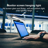 Barre lumineuse écran 50 cm – barre allumée au-dessus d'un ordinateur portable