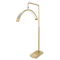 Lampe demi-lune LED sur pied – Doré, modèle E