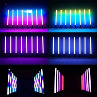 4 tubes LED pixel sans fil sur batterie IP65 avec trépieds et sac