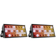 Stroboscope LED 300 W RGB, effet faisceau et DMX, lot de 2