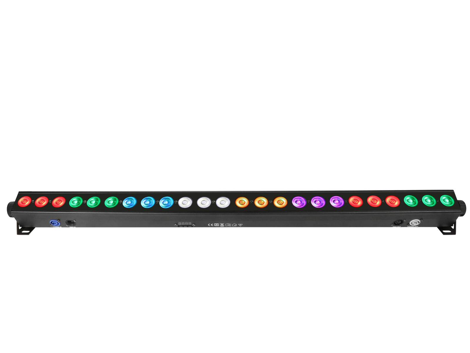 Barre LED DMX 24 x 12 W à contrôle segmenté, 2 à 10 barres