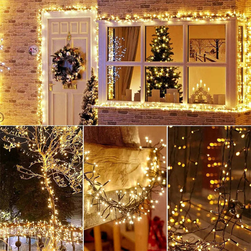 Guirlande de Noël à grappes de LED – vue 19