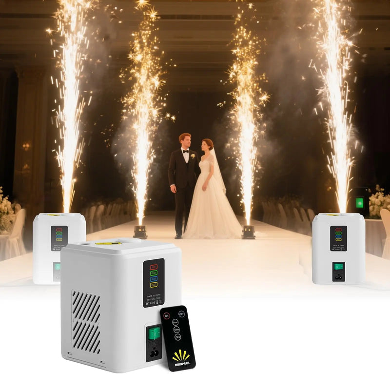 Mini machine à étincelles froides 350 W avec télécommande