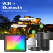 Projecteur LED extérieur connecté Wi-Fi, RGB et blanc, 30 à 100 W
