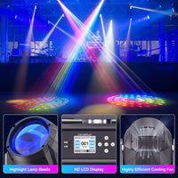 Lyre beam 280 W 10R DMX avec 14 gobos et 2 prismes