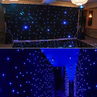 Rideau ciel étoilé LED – fond de piste de danse dans une salle de réception