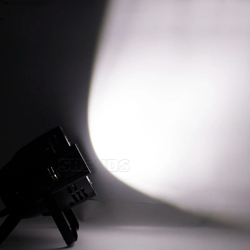 Projecteur PAR LED COB 200 W blanc chaud et froid, DMX, stroboscope