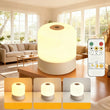 Veilleuse LED rechargeable tactile, télécommande, 3 teintes de lumière