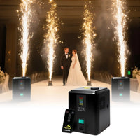 Mini machine à étincelles froides 350 W, jet de 3 m, télécommande