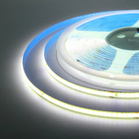 Bande LED COB 220 V – rouleau allumé en blanc froid