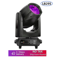 Lyre beam 295 W, faisceau de 2,2°, 14 gobos, 14 couleurs, prismes 8+48, DMX 16 canaux