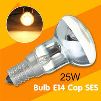 Ampoule E14 R39 pour lampe à lave – ampoule réflectrice de 25 W allumée