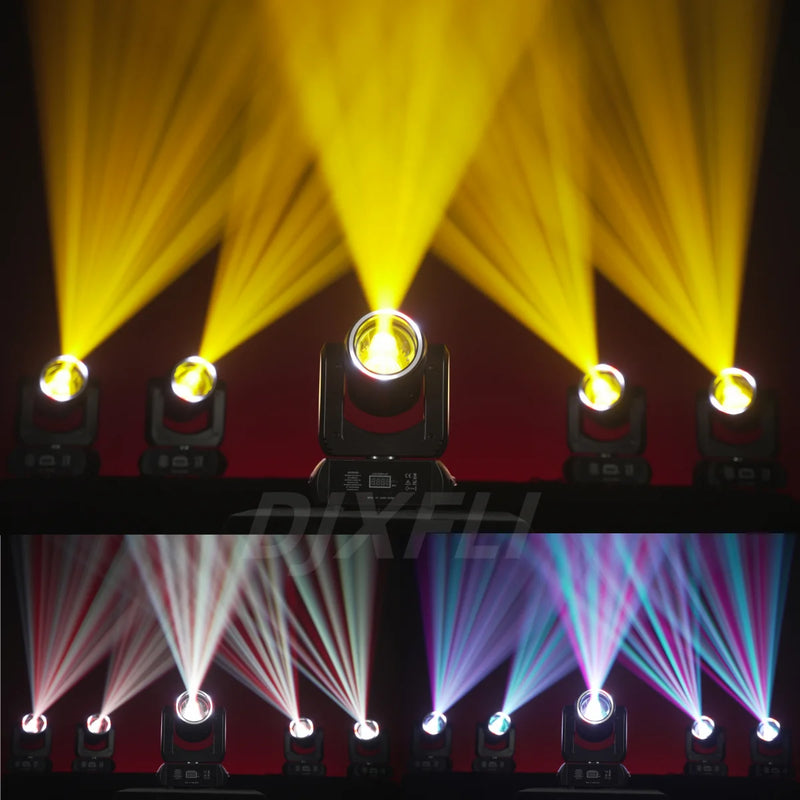 Lyre LED beam spot 3D et halo – vue 15