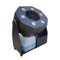 Machine à bulles LED RGBW 120 W à 1 sortie, tête mobile 180°, DMX512
