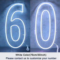 Chiffres lumineux géants néon LED – vue 27