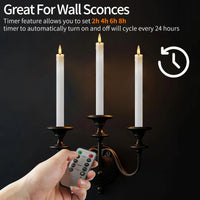 Bougies LED coniques rechargeables – vue 21