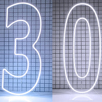 Chiffres lumineux géants néon LED – vue 24
