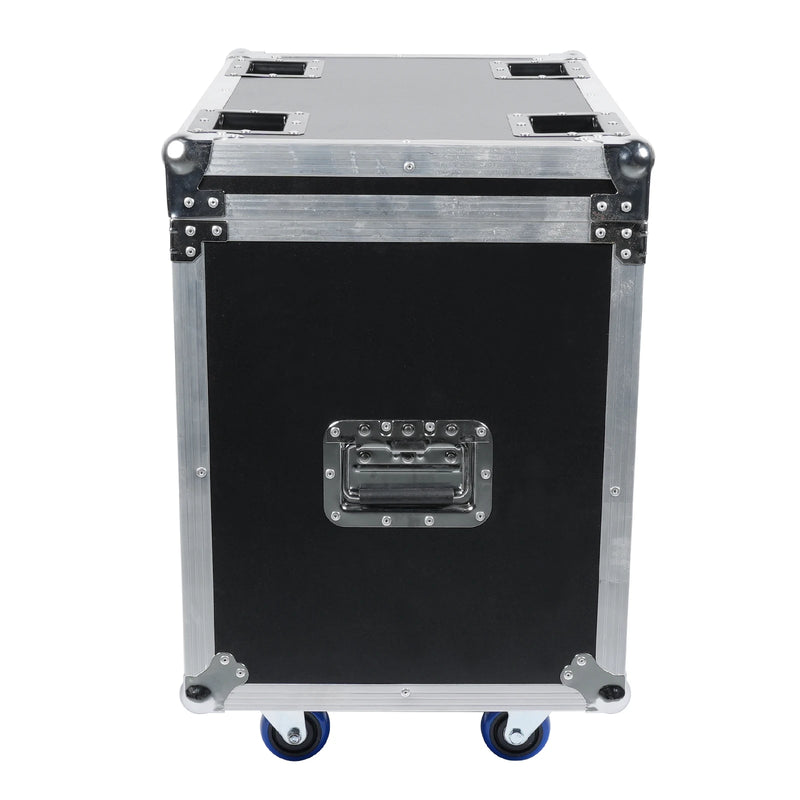 Flight case pour 2 lyres beam 230 W, à roulettes, 60,5 cm