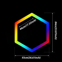 Éclairage hexagonal RGBW – vue 2