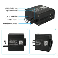 Kit plafond étoilé fibre optique RGBW 16 W, application Bluetooth et télécommande