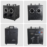 Machine à bulles de fumée 1500 W, 2 sorties et DMX 512