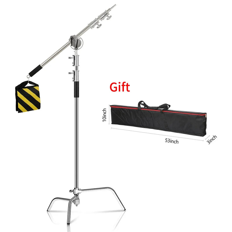 Pied C-stand inox – vue 14