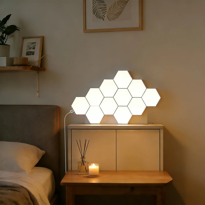 Panneaux LED hexagonaux tactiles – vue 3