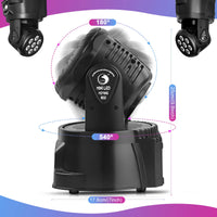 Lyre LED wash 7 x 15 W RGBW, à l'unité ou par lot, télécommande, DMX