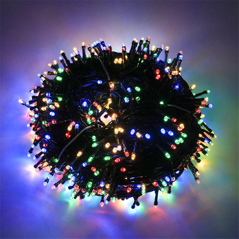 Guirlande lumineuse extérieur câble vert foncé – vue 8