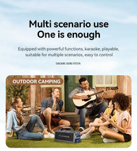 Boombox karaoké Bluetooth – usages en camping en plein air