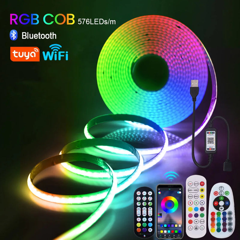 Ruban LED COB RGB 5 V – vue 12