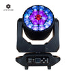 Lyre LED wash œil d'abeille 19 x 40 W ou 19 x 20 W, zoom 4° à 45°