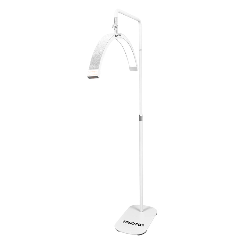 Lampe demi-lune LED sur pied – Blanc, modèle E