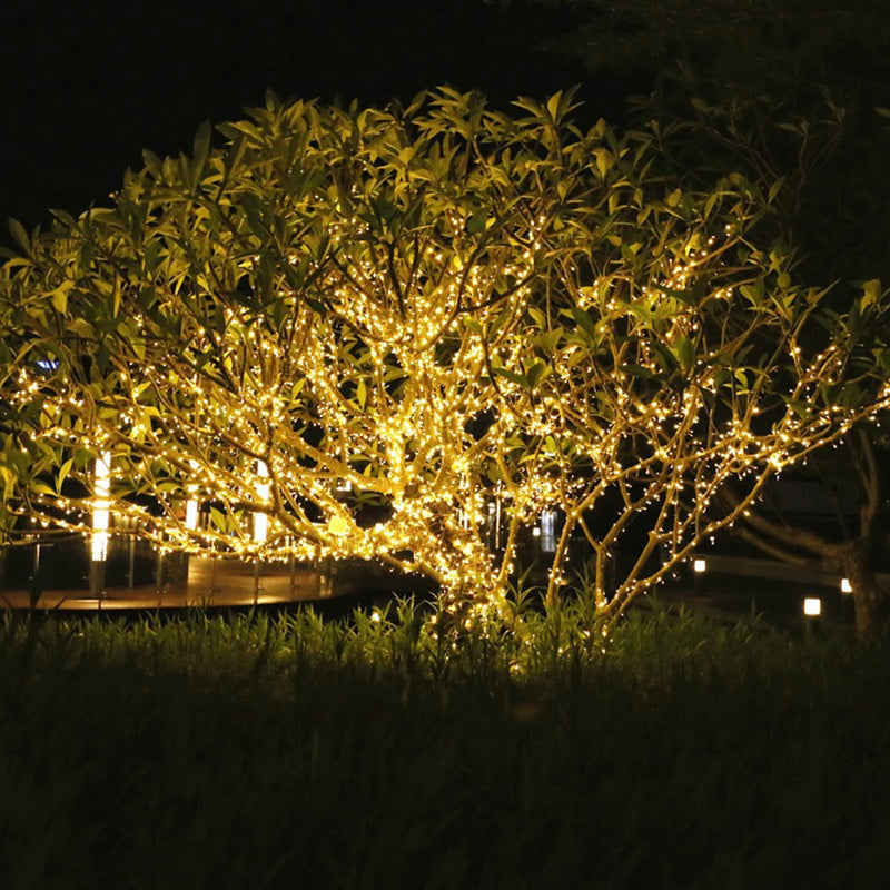 Guirlande lumineuse extérieur pro fil transparent 10 à 100 m, 8 modes
