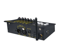 Console DMX mini 54 canaux sans fil, sur batterie, 6 curseurs