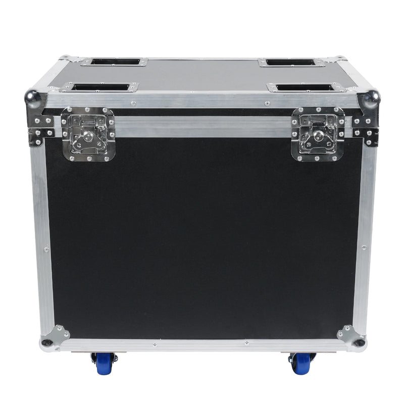Flight case pour 2 lyres beam 230 W, à roulettes, 60,5 cm