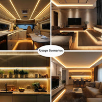 Ruban LED COB ultrafin – en camping-car, salon, cuisine et salle à manger